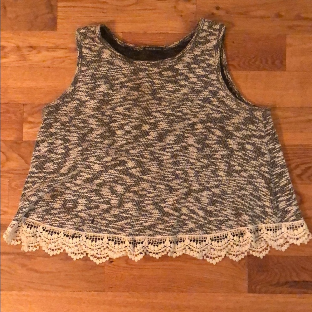 Cute Oversized Cropped Tank Top